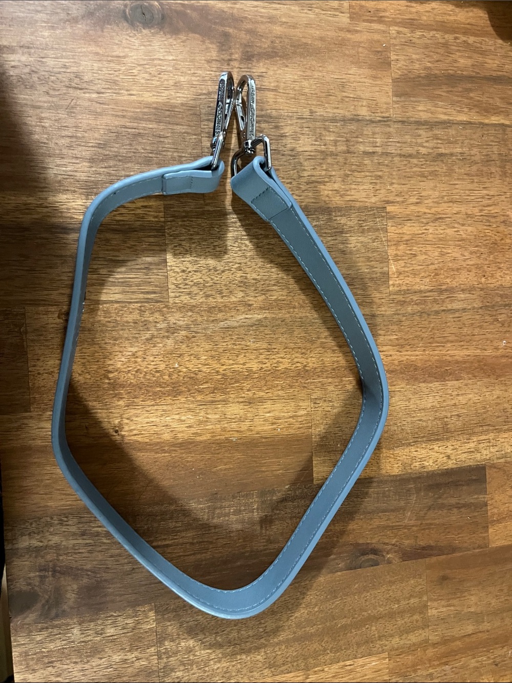 Urban Originals Light Blue Detachable Bag Strap with Silver Hardware